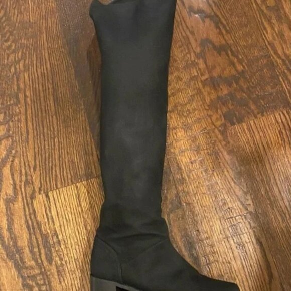 STUART WEITZMAN Over the Knee Suede Leather Boots 7 $895 - Picture 2 of 6